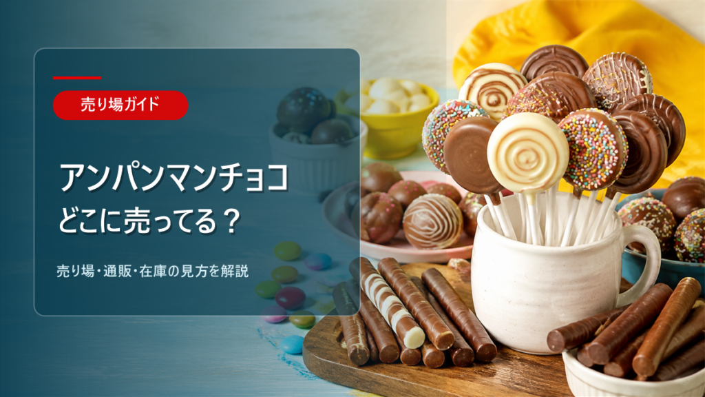 アンパンマンチョコ コキンちゃんはどこに売ってるかを解説するアイキャッチ画像