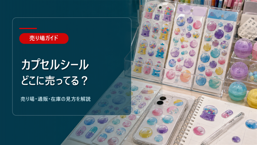 カプセルシールはどこに売ってるかを解説するアイキャッチ画像