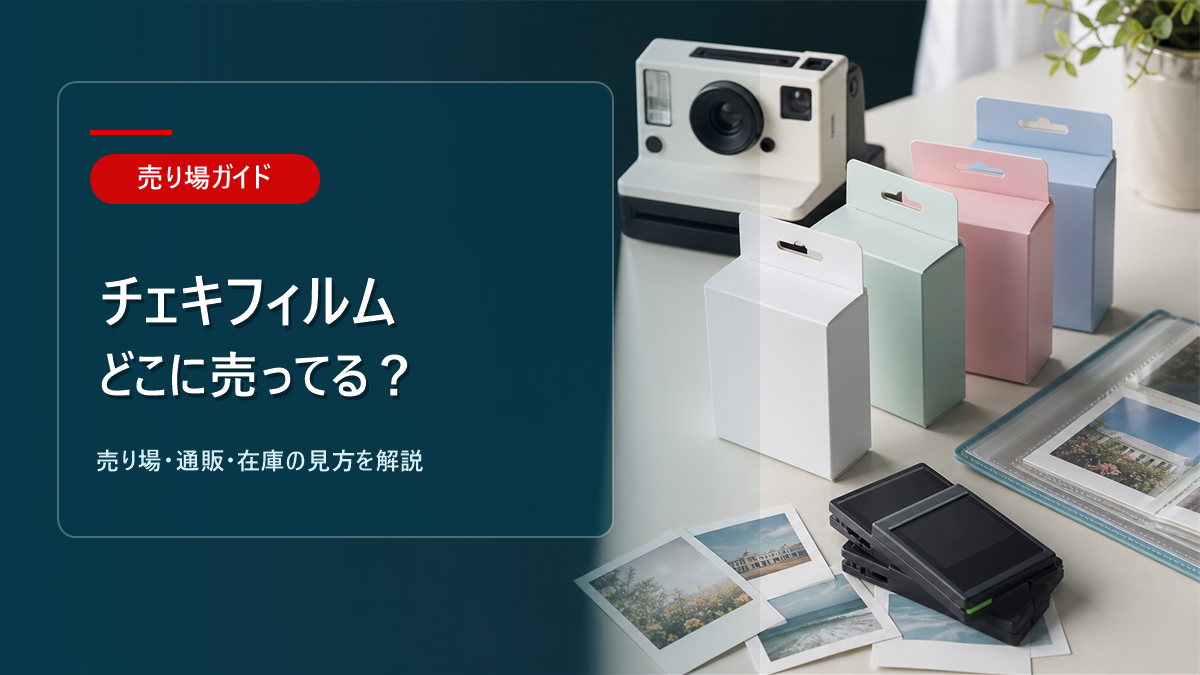 チェキフィルムはどこに売ってるかを解説するアイキャッチ画像