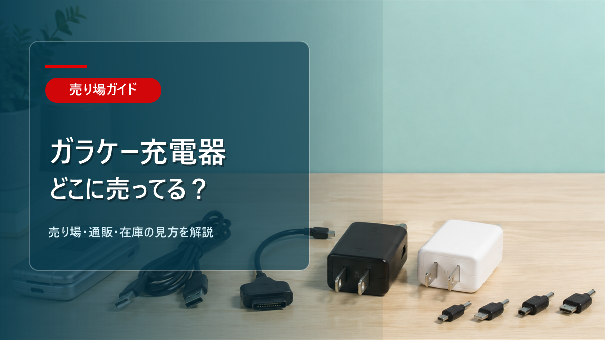 ガラケーの充電器はどこに売ってるかを解説するアイキャッチ画像