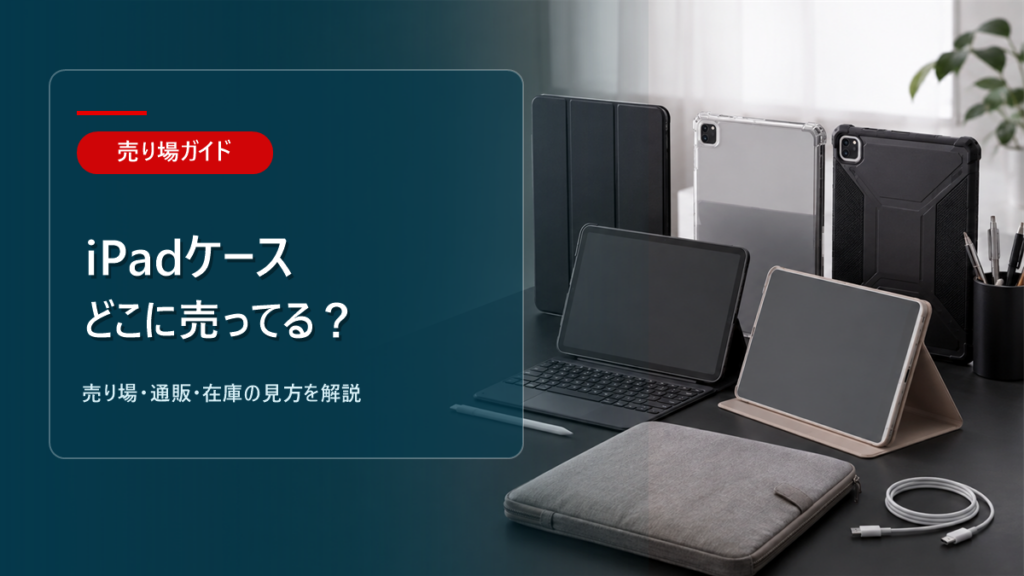 iPadケースはどこに売ってるかを解説するアイキャッチ画像