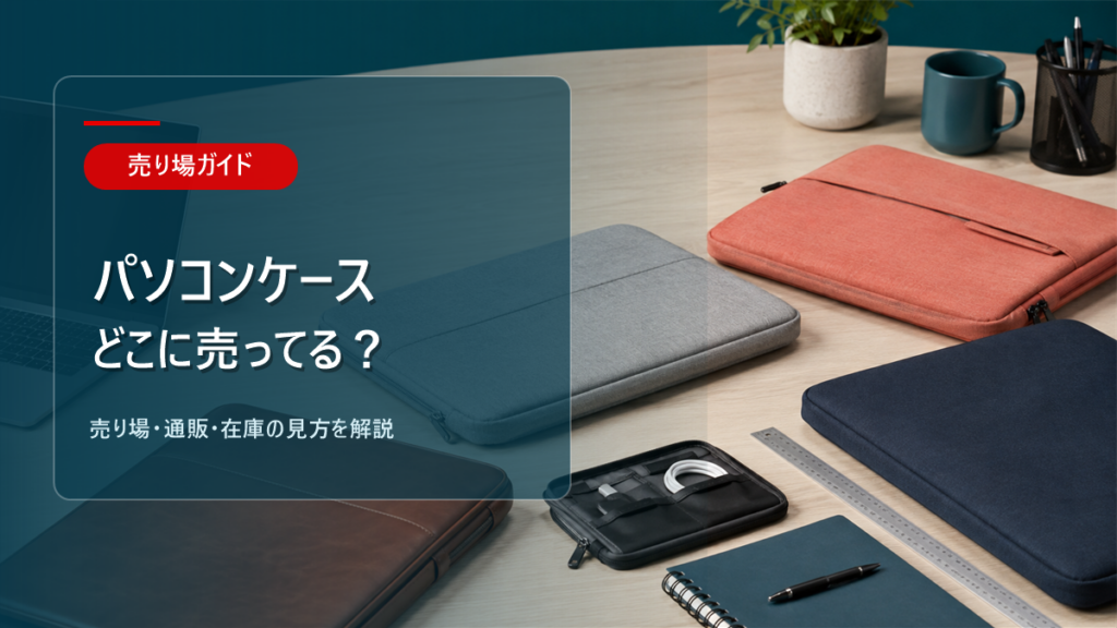パソコンケースはどこに売ってるかを解説するアイキャッチ画像