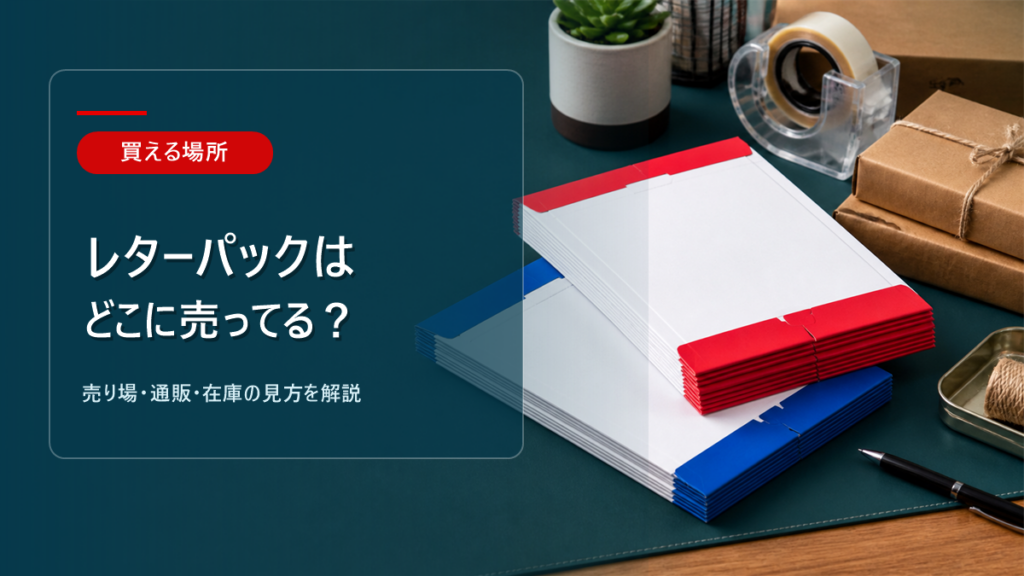 レターパックはどこに売ってるかを解説するアイキャッチ画像