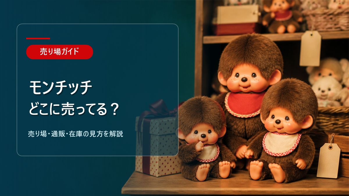 モンチッチはどこに売ってるかを解説するアイキャッチ画像