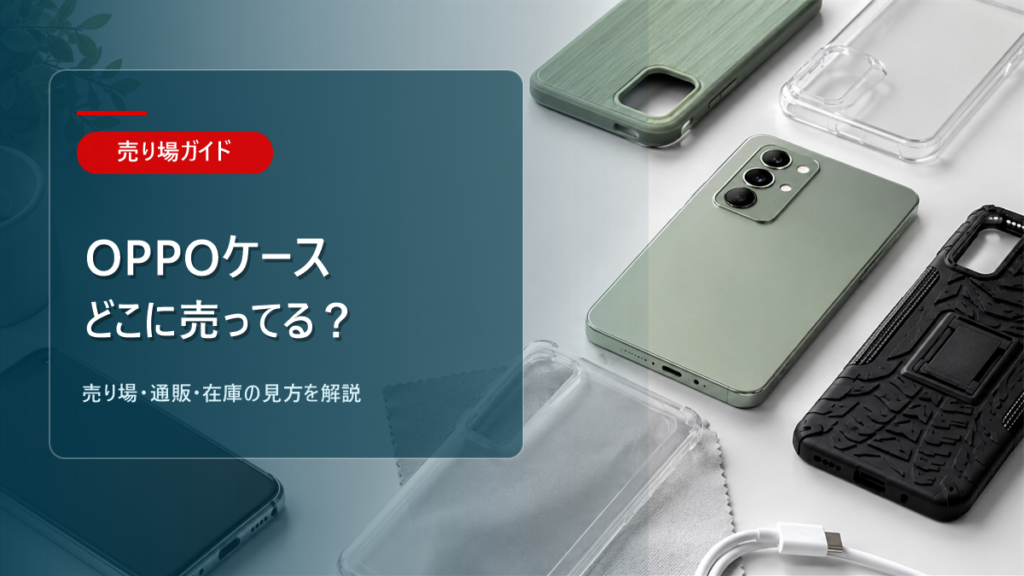OPPOケースはどこに売ってるかを解説するアイキャッチ画像