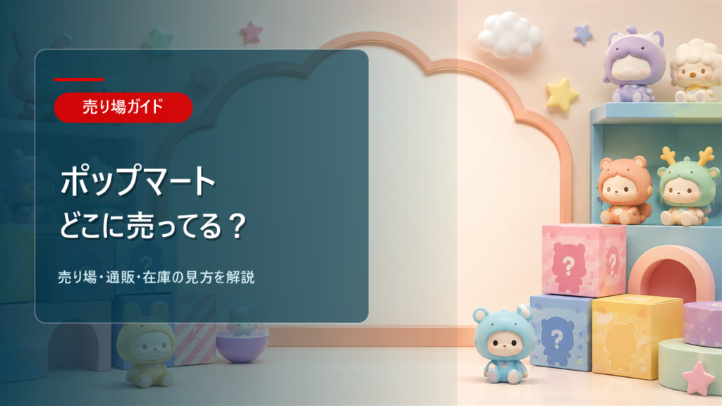 ポップマート ディズニーはどこに売ってるかを解説するアイキャッチ画像