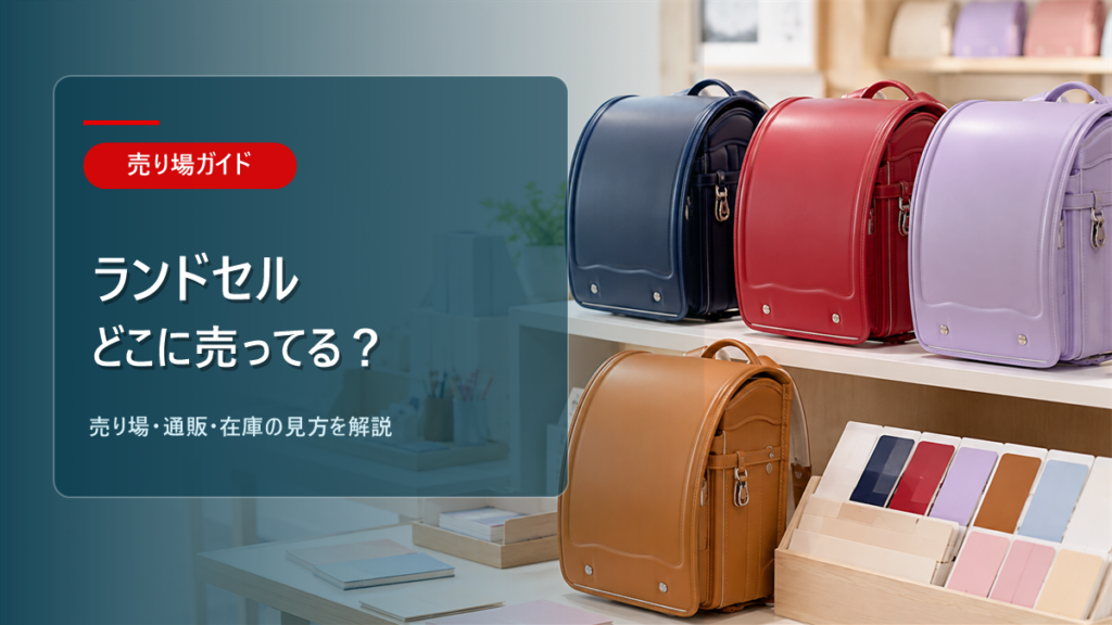 ランドセルはどこに売ってるかを解説するアイキャッチ画像