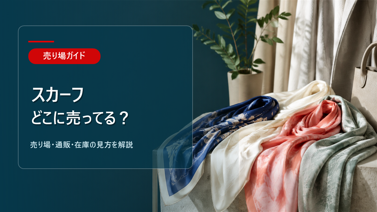 スカーフはどこに売ってるかを解説するアイキャッチ画像