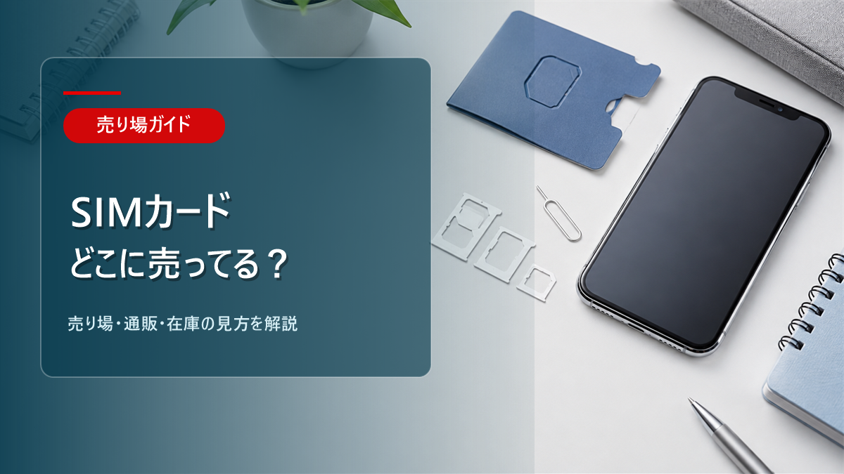 SIMカードはどこに売ってるかを解説するアイキャッチ画像