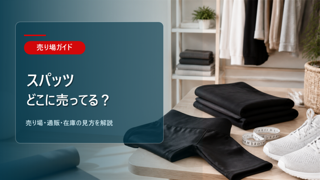 スパッツはどこに売ってるかを解説するアイキャッチ画像