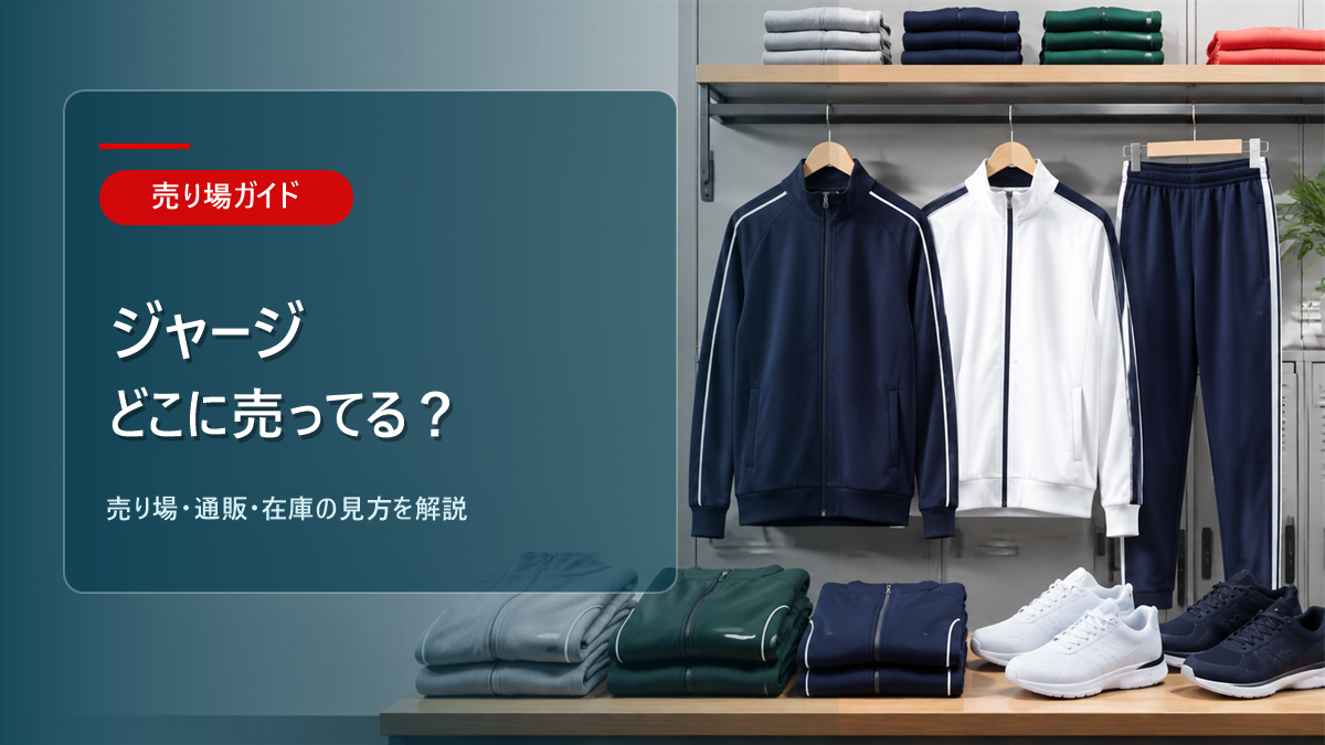 ジャージはどこに売ってるかを解説するアイキャッチ画像